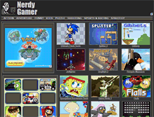 Tablet Screenshot of nerdy-gamer.com